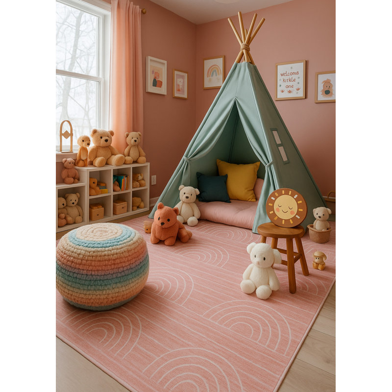 Rectangle Zhyon Area Rug, Rectangle 5' x 8'