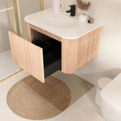 Meuble-lavabo mural flottant 30 po Modern