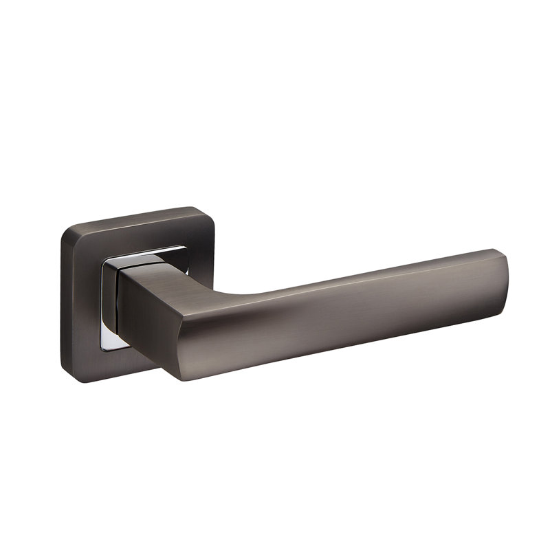 Denver Standard Latch Door Handle Pack, Dark Grey