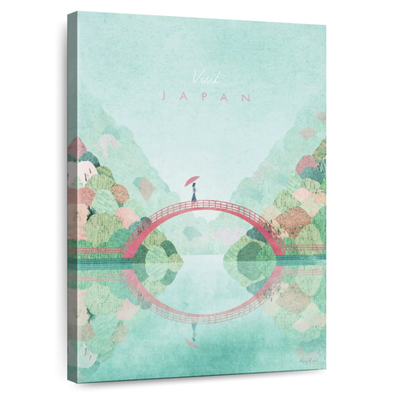 Affiche de voyage Aime, Japon, automne, H 36 po x l 24 po