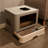 Plastic Litter Box Enclosure with Scoop
