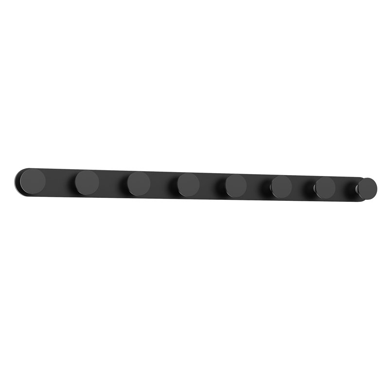 Edna 8 - Light LED Bath Bar, Black