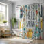 Flower Cats - Rideau de douche standard 1 pièce-1850152886