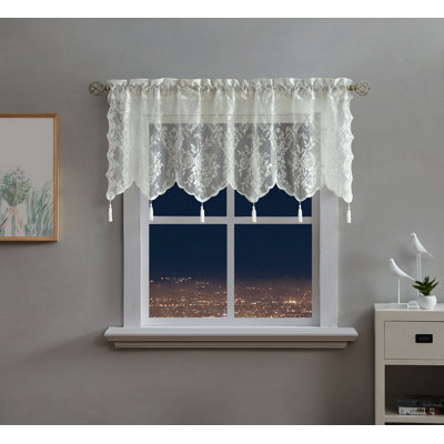 Crichton Floral Scalloped Kitchen Curtain