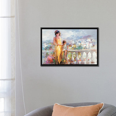 « happy pair », reproduction sur toile