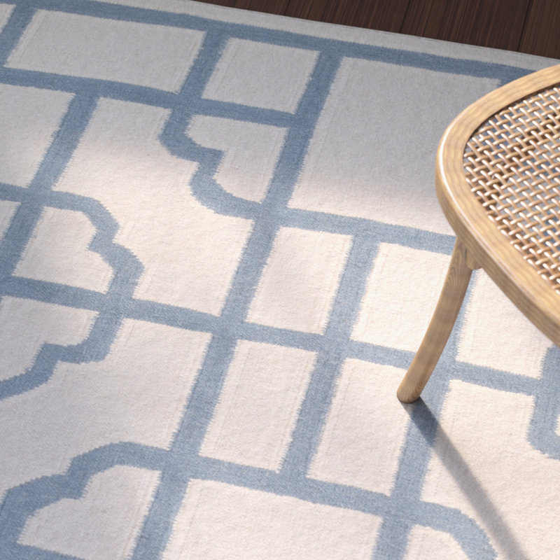 Roberta Wool Geometric Indoor Rug, Rectangle 8' x 11'
