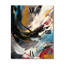 Smooth Bliss Abstract I - Horloge murale surdimensionnée, peinture abstraite-99638787