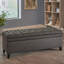 Banc de rangement rembourré en polyester Twania-203486499