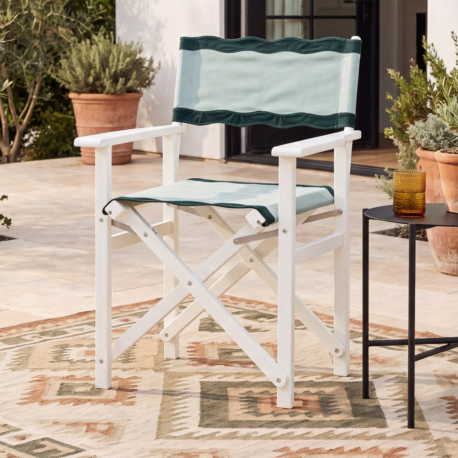 Table Height Director Chair, Green