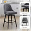 Tabouret de comptoir pivotant 26 po Luong-417248323