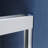 44-48 in. W x 72 in. H Chrome Finish,Sliding Shower Glass Door Adjustable Semi Frameless Shower Door,Certified Thick Clear Clear Tempered Glass,304 Stainless Steel Handles