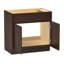 Armoire de salle de bain autoportante 30 po avec 2 portes, sans comptoir, prête à assembler, brun Colton-95216776