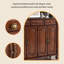 Armoire de rangement et de rangement pour chaussures en bois massif de style américain de 56,3 po