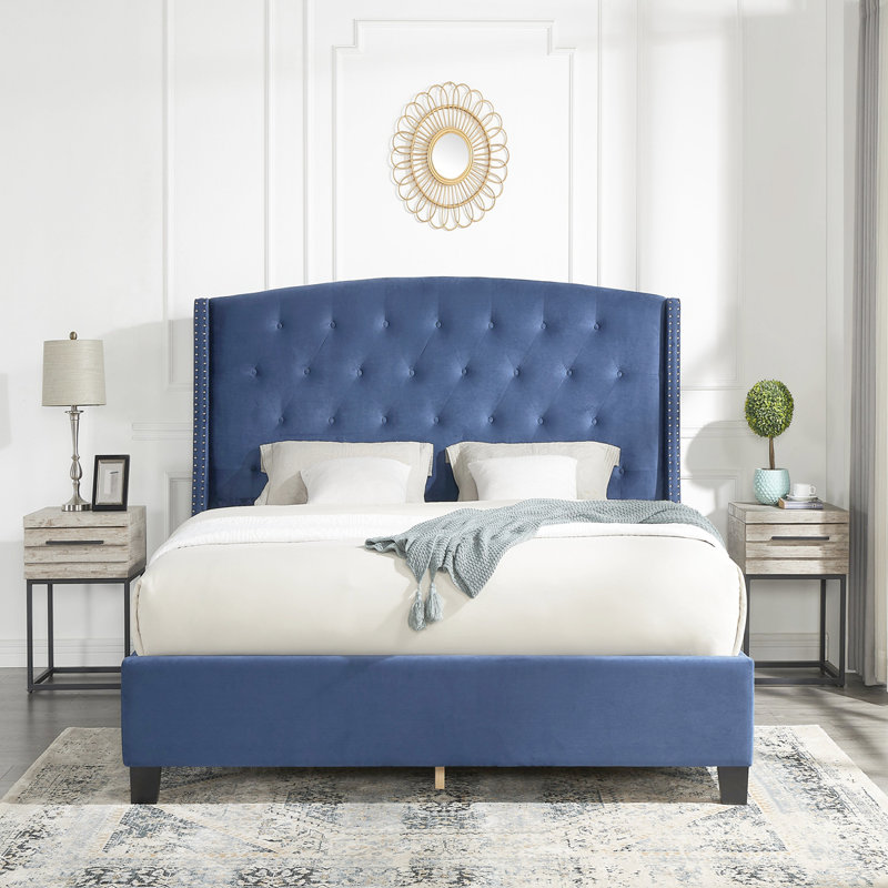 Ensemble 3 pièces de tissu d'ameublement, Bleu