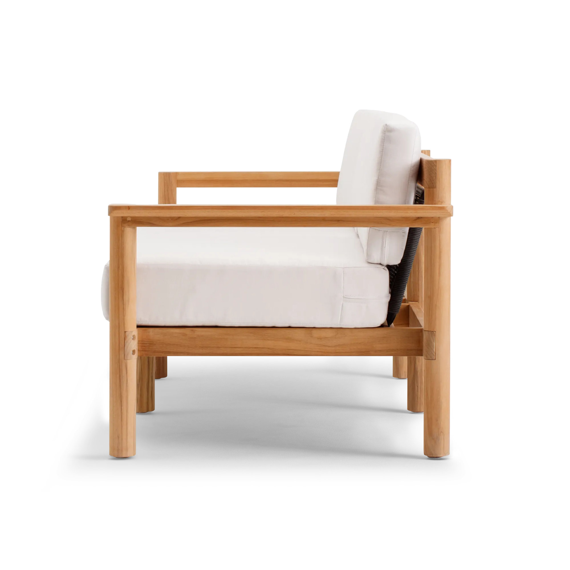 Haven 62.5'' Wide Teak with Sunbrella® Cushions, Sunbrella Canvas