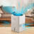 VEVOR 0.7 Gallons Cool Mist Evaporative Tabletop Humidifier with Adjustable Humidistat for 473.6 Cubic Feet