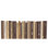Livres décoratifs - Livres chocolat - Livres bruns au pied