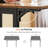 Drop Leaf Extendable Dining Table only, Seats 2-4 People
