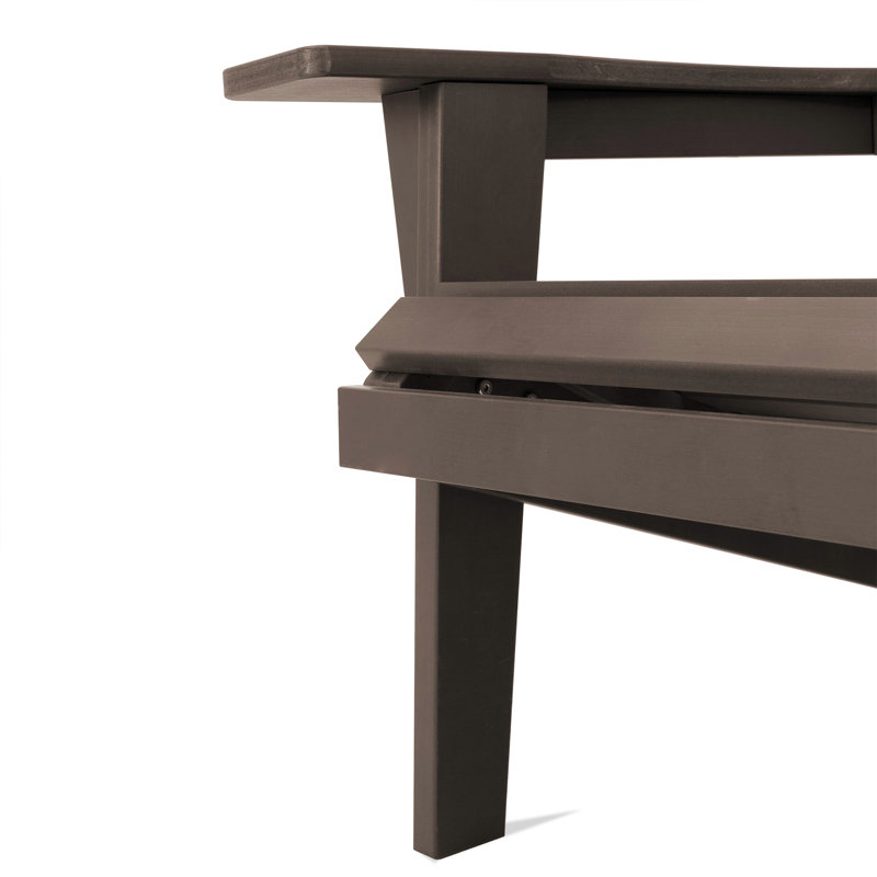 Outdoor Adirondack Chair, Brown