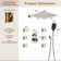 Revitalize 3-Function 12 Inch Wall Mount Rainfall Thermostatic Shower System with 6 Body Jets