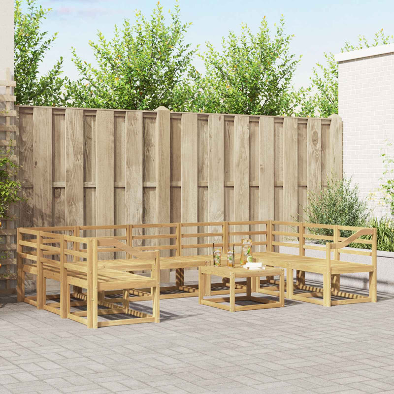  Outdoor Sofa Set 10 pcs