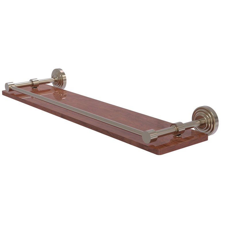 Beresford Bracket Shelf, Antique Pewter, 3" H x 22" W x 5" D