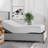 Padang 15-inch Bed Frame Base with USB Ports, Programmable, Massage, Zero Gravity, Under-Bed Lighting-1026853246