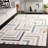 Alekto Hand Tufted Wool/Cotton Abstract Rug in Gray/Ivory-2015106351