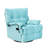 Cyan Velvet For One Person, Armrest Tray, Soft And Adjustable , Small Living Room Single , Tray Storage, Suitable Areas-1256733991