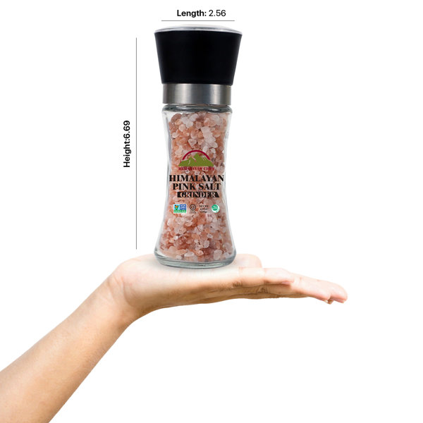 Himalayan Gourmet Pink Salt Crystals (Adjustable Grinder) (7 oz