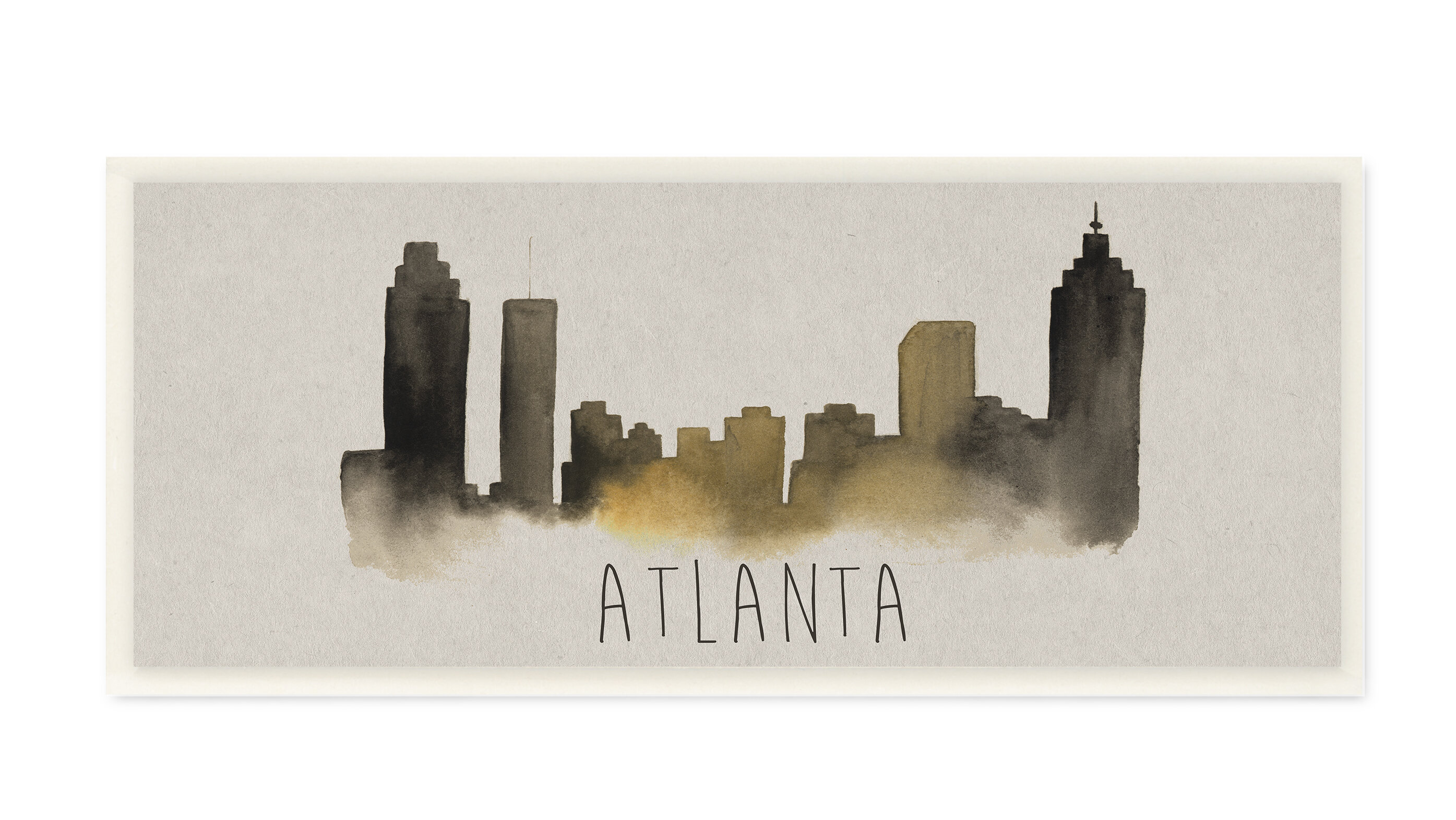 Atlanta Georgia Skyline Silhouette' Men's T-Shirt