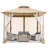 10'x10' Outdoor Gazebo Canopy, Canopy Tent with Sidewalls-84912615