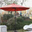 Grand parasol d'extérieur double face 14,8 pi avec manivelle (kaki) (sans base)-1036814082