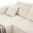 92.5" Sectional Couches For Living Room Modern Modular L-shape Cloud Sofa Compression-boneless Deep Seat Couch With Chaise No Assembly Required Left Beige-1469475783-1469475786