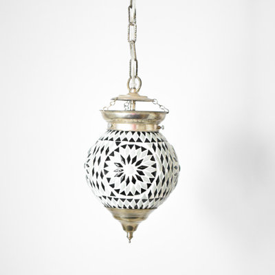 Cerny 1 - Light Chrome Pendant
