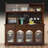 Walnut Solid  Wood Sideboard-764497516