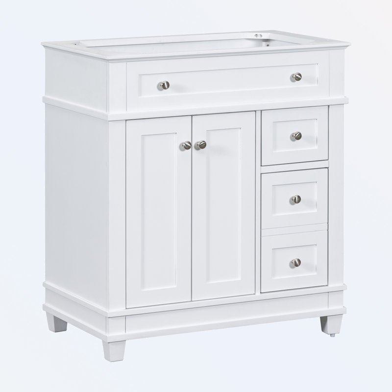 Meuble-lavabo de salle de bain sans lavabo