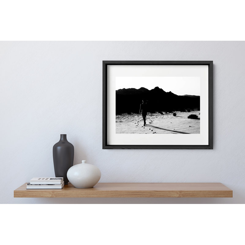 Morricone Print by Joseph Regan, 14" H x 16" W x 0.75" D, Black