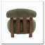 Fauteuil d'appoint en tissu Bouble-1886280464