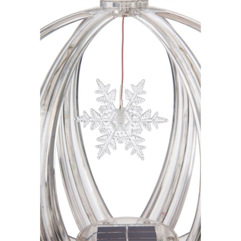 9.37'' Solar Powered Integrated LED Outdoor Hanging Light