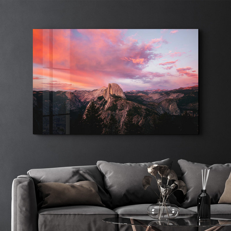 Élégante peinture murale en verre trempé de 13,8 po x 21,7 po | 100% verre trempé, épaisseur: 0,16 pouce | Imprimé UV pour des couleurs éclatantes | Parfait pour la décoration intérieure, le salon et les espaces de bureau