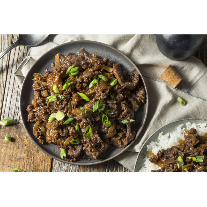 Korean Beef Bulgogi - Wrapped Canvas Print, 61cm H x 91cm W x 3.8cm D