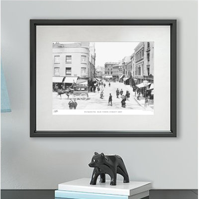 Plymouth, Old Town Street 1889 by Francis Frith - Single Picture Frame Print