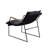 Iron Accent Chair With Sled Base