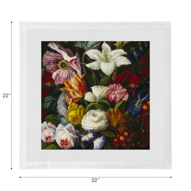 Serviettes de table en satin de coton Guerlin Splender