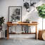 Bureau en bois massif 63 po Nasia