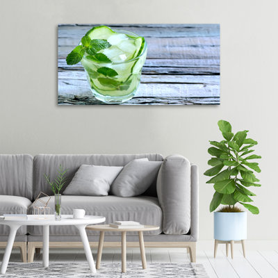Cucumber Water - Wrapped Canvas Print