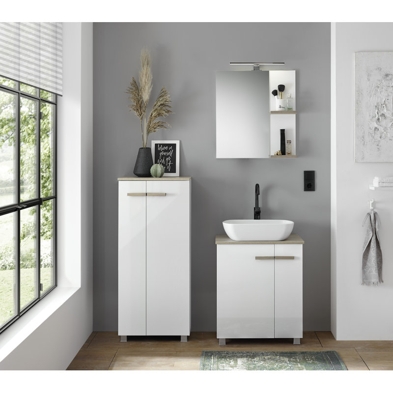 Georgean Bathroom Furniture Suite, White