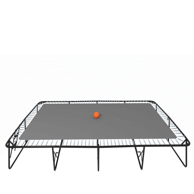 Trampoline polyvalent avec caractéristiques de sécurité et de divertissement avancées