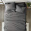 Ensemble de draps ultra-doux double brossé 6 pièces - Pochette profonde, infroissable, literie résistante à la décoloration-863243131-863243150